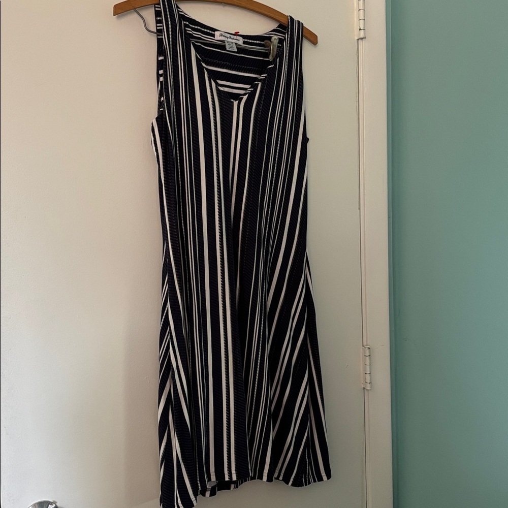 Tommy Bahama Navy and White Striped dress size extra Small XS/TP